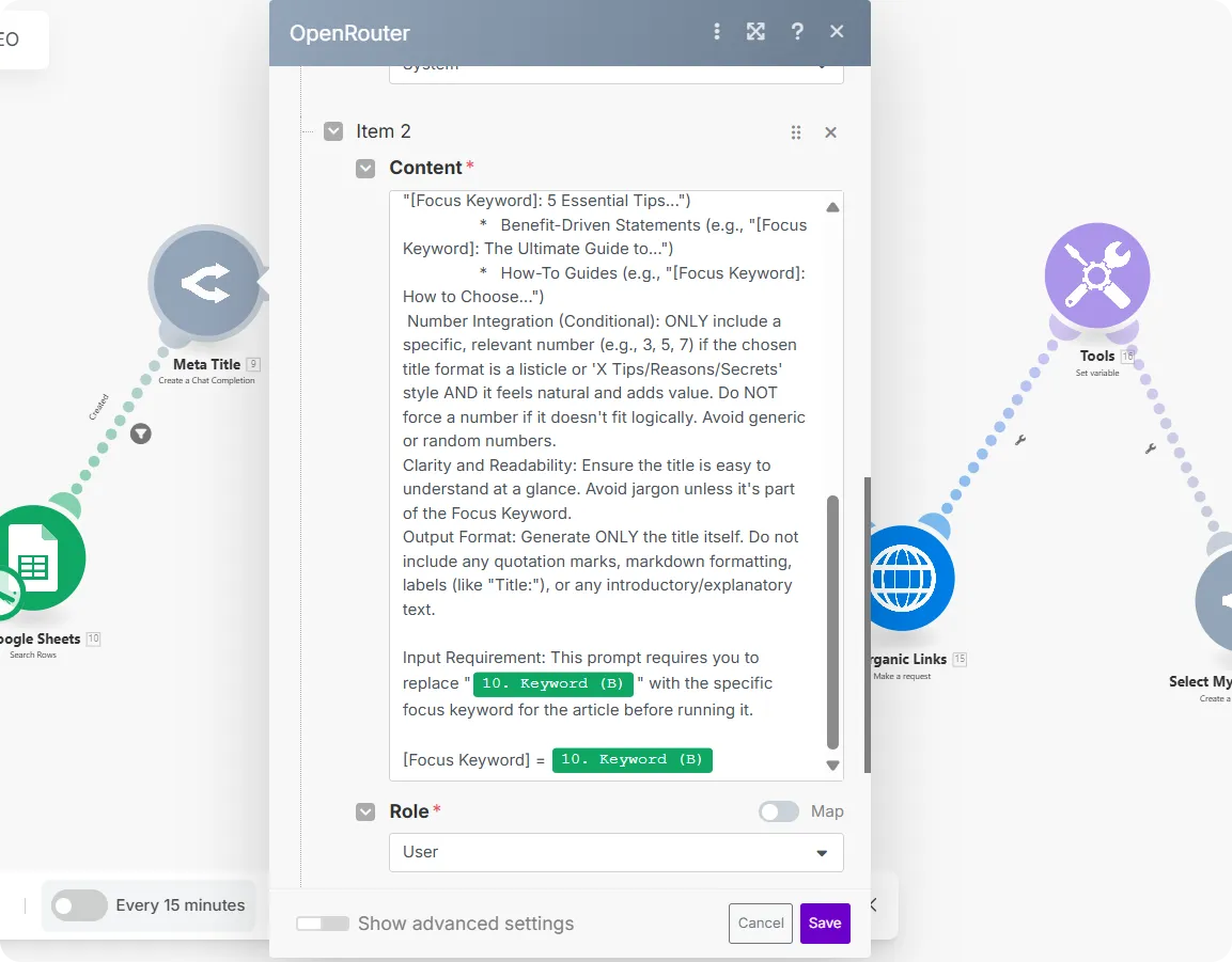 Automated SEO Tool