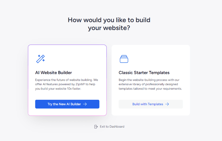 How Would Like To Build A Blog On WordPress, AI Or Classic Templates